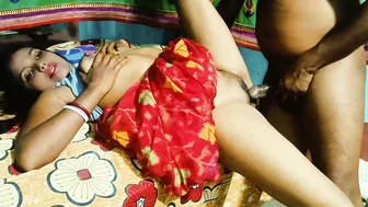 Village Aunty Giving Stepson Blowjob Then Riding Him Moaning