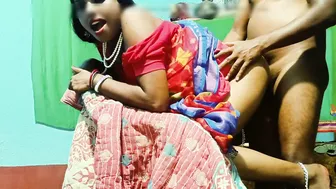 Village Aunty Giving Stepson Blowjob Then Riding Him Moaning