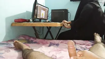 Working Aunty Catches Me Jerking Off And Lets Me Fuck Her Hard