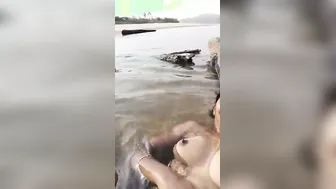 Naughty Aunty Fingering Herself By The River Moaning In Telugu