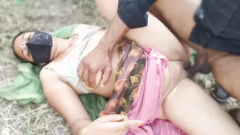 Virgin Aunty Losing It To Young Guy Deep In Village Jungle