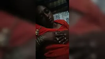 Sleeping Aunty Wakes Up Getting Touched And Fucked By Neighbor