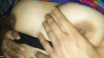 Married Aunty Showing Off Her Massive Natural Boobs For Lover