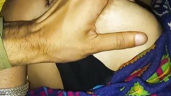 Married Aunty Showing Off Her Massive Natural Boobs For Lover