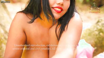 Watching Her Pressing And Flaunting Those Big Desi Boobs