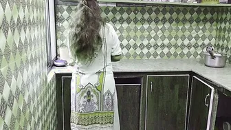 Married Woman Bent Over Kitchen Counter Taking It From Behind