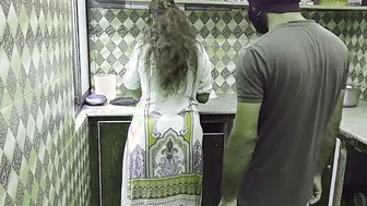 Married Woman Bent Over Kitchen Counter Taking It From Behind