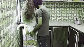 Married Woman Bent Over Kitchen Counter Taking It From Behind