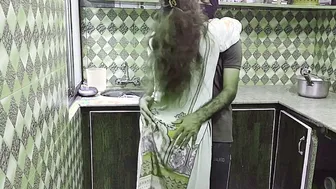 Married Woman Bent Over Kitchen Counter Taking It From Behind