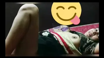 Horny Aunty In Sari Stroking Me Off Until I Explode For Her