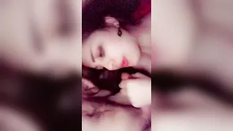 Sexy Married Aunty On Her Knees Giving Sloppy Wet Blowjob Real