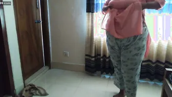 Neighbor Sneaking In Fucking Sleeping Aunty Raw On Her Bed Hindi