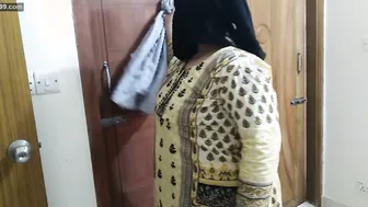 Cleaning House Turned Wild When Aunty Caught Me Watching Her