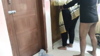 Cleaning House Turned Wild When Aunty Caught Me Watching Her