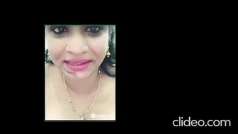 Tamil Aunty Talking Dirty While Stripping Naked On Video Call