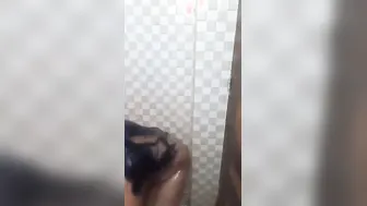 Big Boobed Aunty Bathing Naked And Teasing Her Young Lover