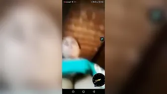Busty Aunty Stripping On Video Call Showing Huge Melons Off