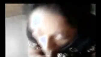 South Indian Aunty In Black Saree Sucking Dick In Hotel Room