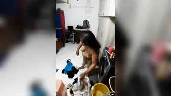 Desi Aunty Posing Nude While Hubby Records Her Sexy Body