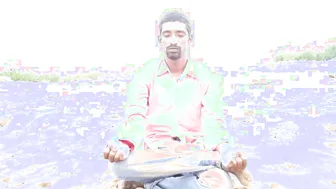 Wet Aunty Walking On The Beach In See Through Clothes Teasing