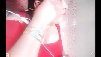 Desi Aunty Getting Nasty On Video Call With Her Lover Boy