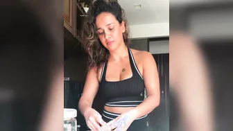 Busty Babe Showing Off Her Massive Cleavage Teasing Me Good