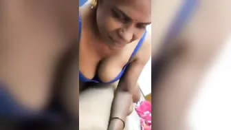 Tamil Aunty Getting Her Tits Pressed And Pussy Pounded Hard