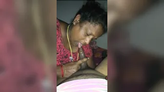 Tamil Aunty Giving Blowjob To My Friend While Hubby Is Away