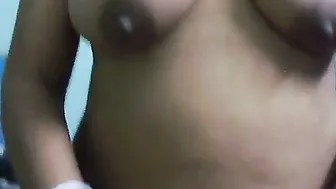 Naked Aunty Jerking My Cock Until I Explode All Over Her Hands