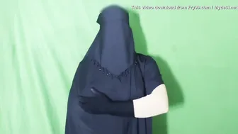 Hijabi Stepaunt Letting Him Pound Her Tight Pussy Real Hard