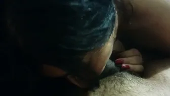 Aunty Getting On Her Knees And Sucking My Cock Until I Finish
