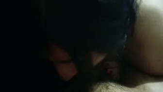 Aunty Getting On Her Knees And Sucking My Cock Until I Finish