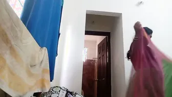 Married Telugu Woman Caught On Hidden Cam Changing For Her Lover
