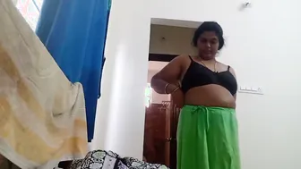 Married Telugu Woman Caught On Hidden Cam Changing For Her Lover