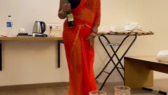 Drunk Married Aunty Getting Hammered Hard By Stranger In Her Place