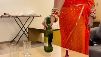 Drunk Married Aunty Getting Hammered Hard By Stranger In Her Place