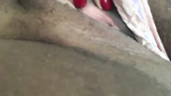 Curvy Aunty Spreading Wide And Showing Her Wet Pussy Closeup