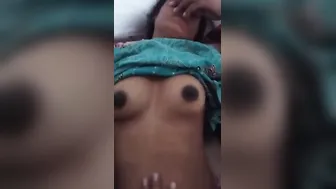 Horny Aunty Moaning While Getting Her Big Boobs Squeezed During Sex