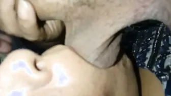 Horny Auntie Sucking And Riding Him In Romantic Mood All Night Long