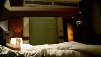 Married Woman Teasing Hotel Room Service Flashing Her Big Boobs