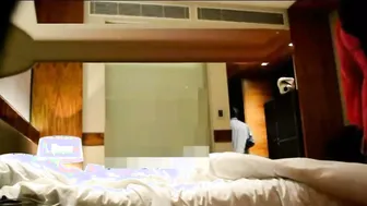 Married Woman Teasing Hotel Room Service Flashing Her Big Boobs