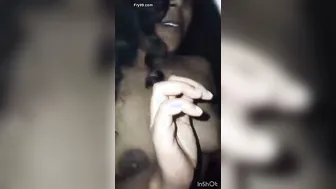 Neighbor Guy Getting Secret Blowjob From Married Aunty Behind Doors