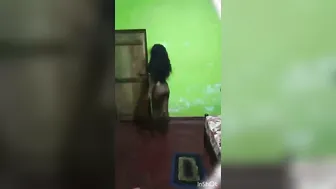 Neighbor Guy Getting Secret Blowjob From Married Aunty Behind Doors