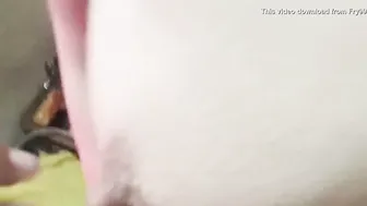 Cleaning Her Shaved Pussy Before Step Aunty Rides Me At Home