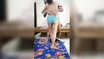 Smoking Aunty Getting Drunk And Wild With Her Man At Night