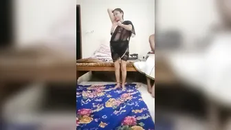Smoking Aunty Getting Drunk And Wild With Her Man At Night