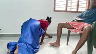 Tamil Landlady Making Her Tenant Worship Her Pits And Pussy