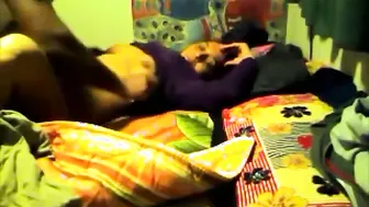 Lonely Aunty Getting Her Pussy Drilled Late Night In Bedroom
