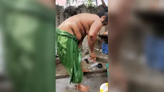 Wet Indian Aunty Playing With Herself Recording In The Bathroom