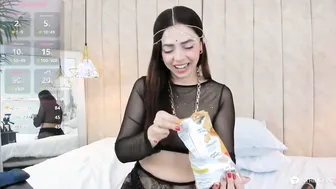 Married Milf Teasing In Sheer Top Revealing Her Huge Tits At Home